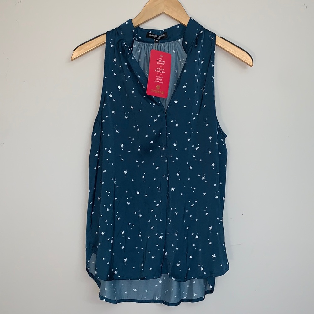 NWT! David Lerner Star Tank XS